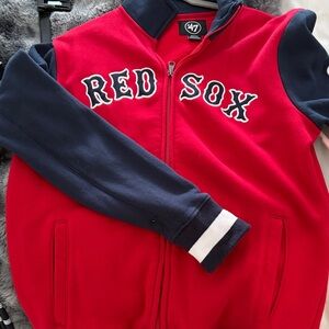 47 Women's Red and Navy Red Sox Jacket